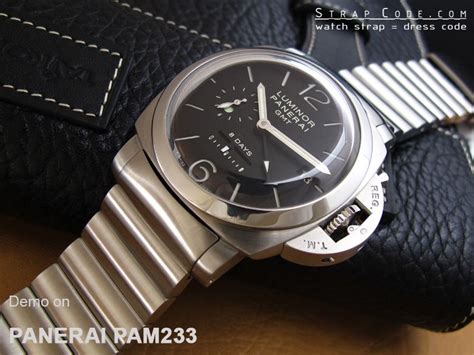 where can i buy replica steel panerai watch band|panerai band replacement.